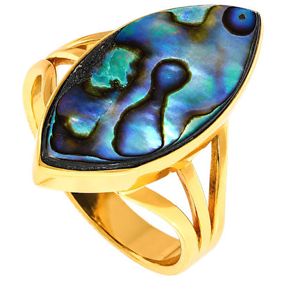 Abalone Shell Ring size-10 RM-1003 TR01669