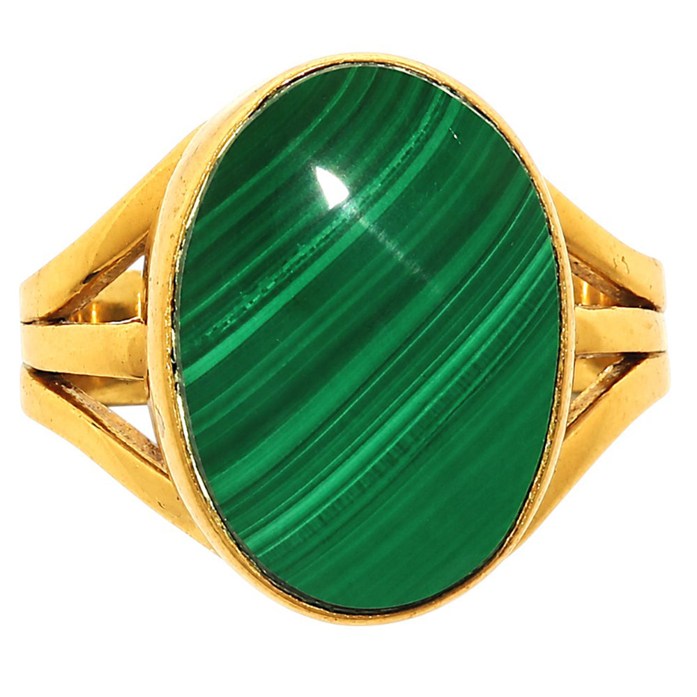Malachite Eye Ring size-6 RM-1003 TR01671