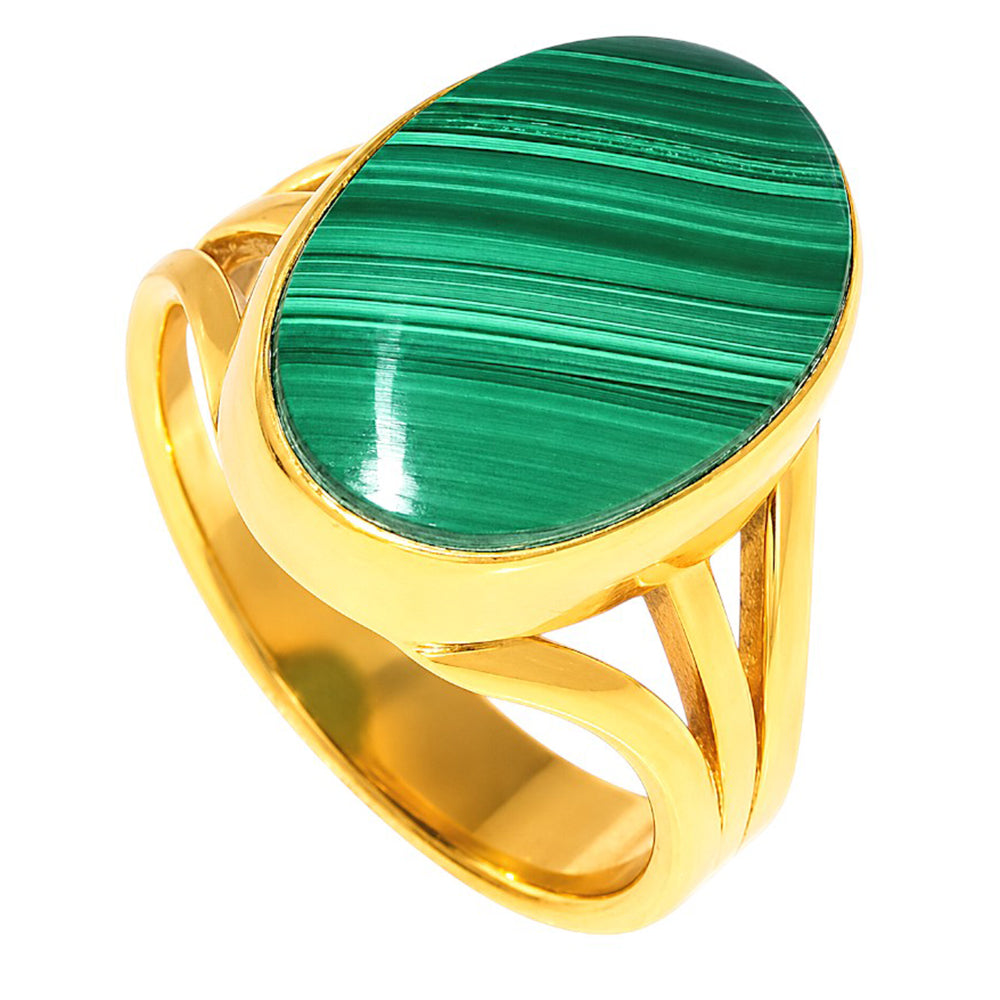 Malachite Eye Ring size-6 RM-1003 TR01671