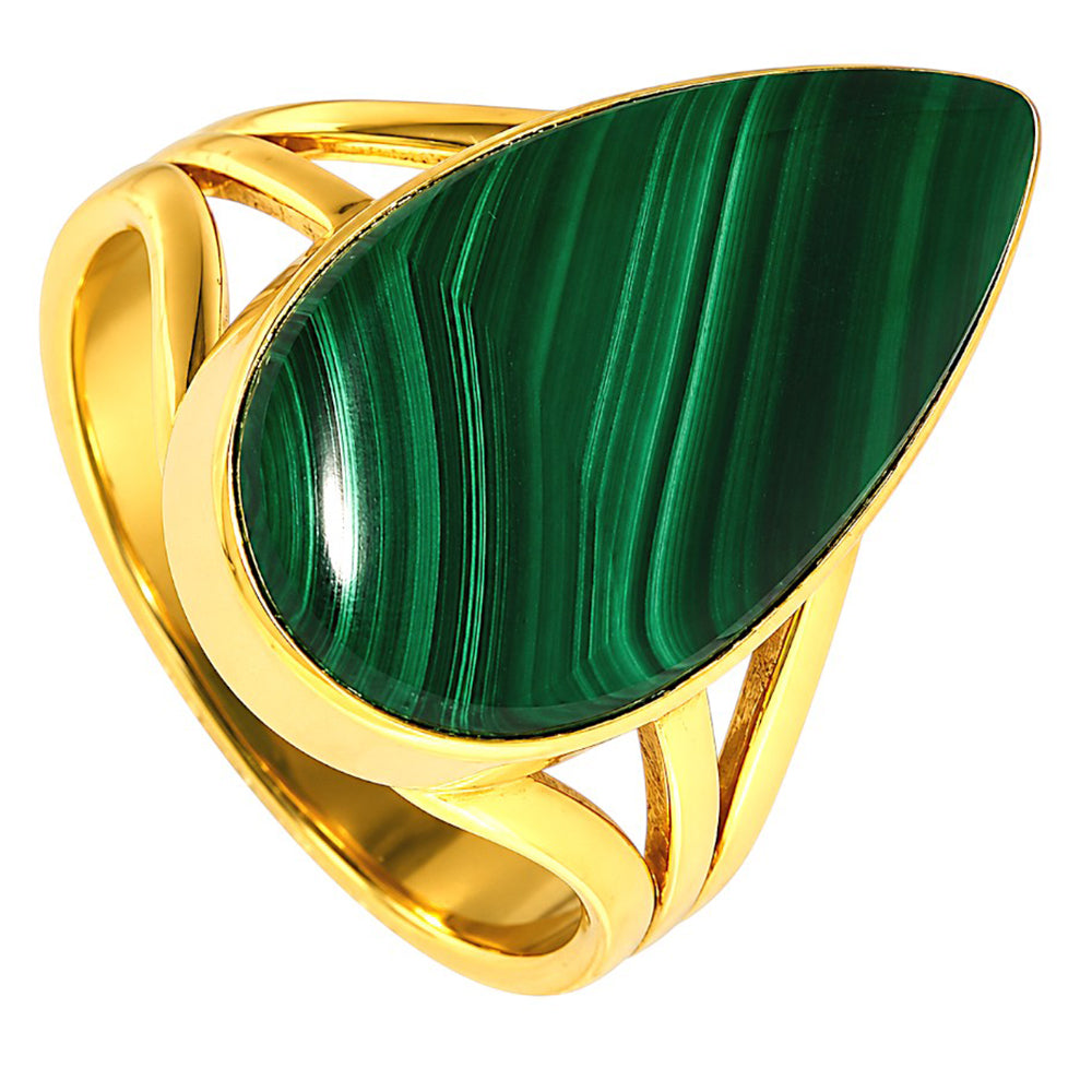 Malachite Eye Ring size-7 RM-1003 TR01673