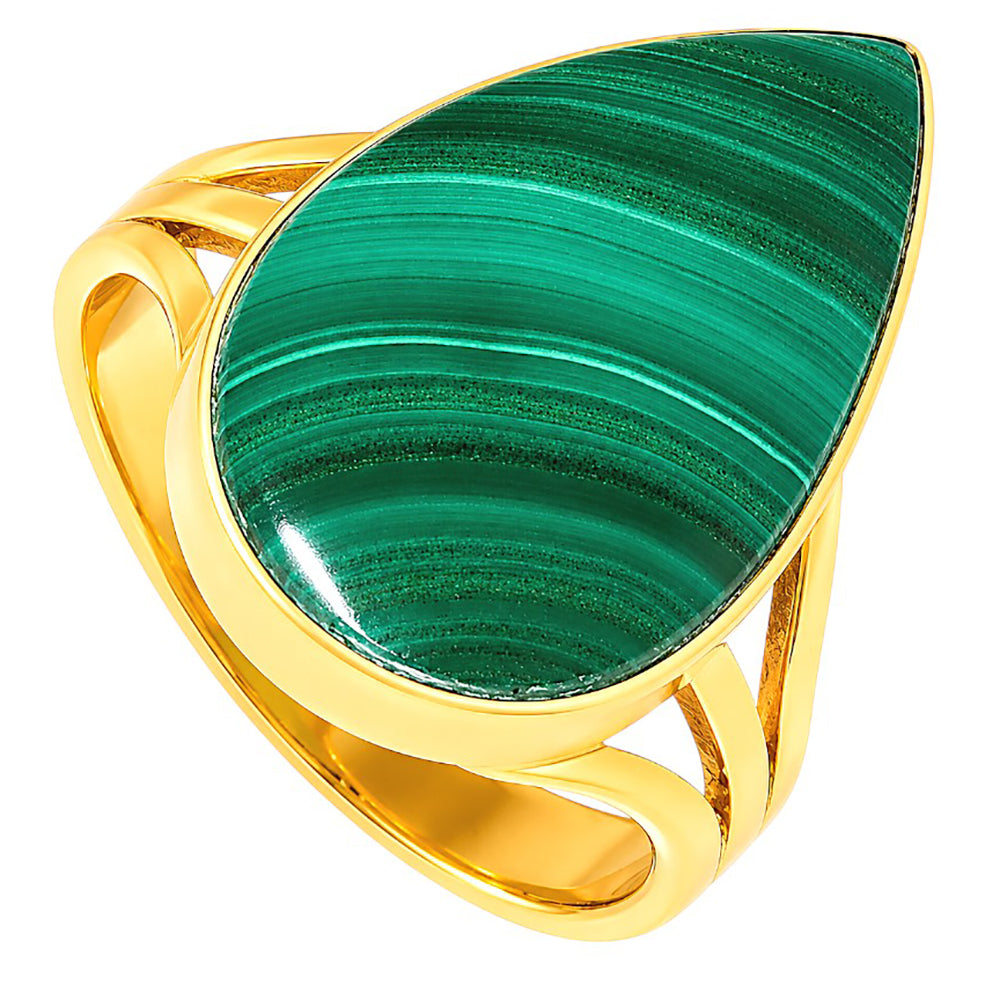 Malachite Eye Ring size-8 RM-1003 TR01674