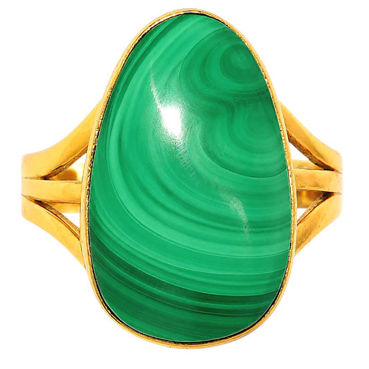 Malachite Eye Ring size-8 RM-1003 TR01676