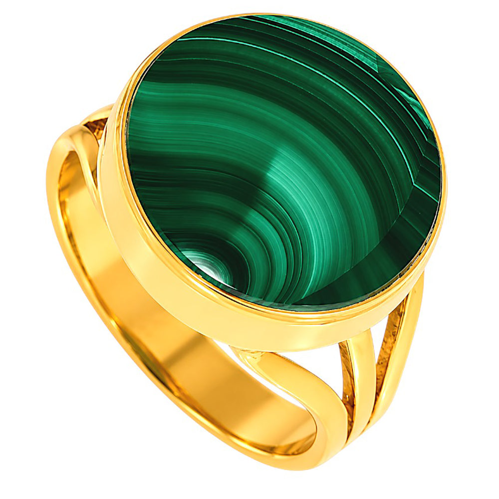 Malachite Eye Ring size-9 RM-1003 TR01678