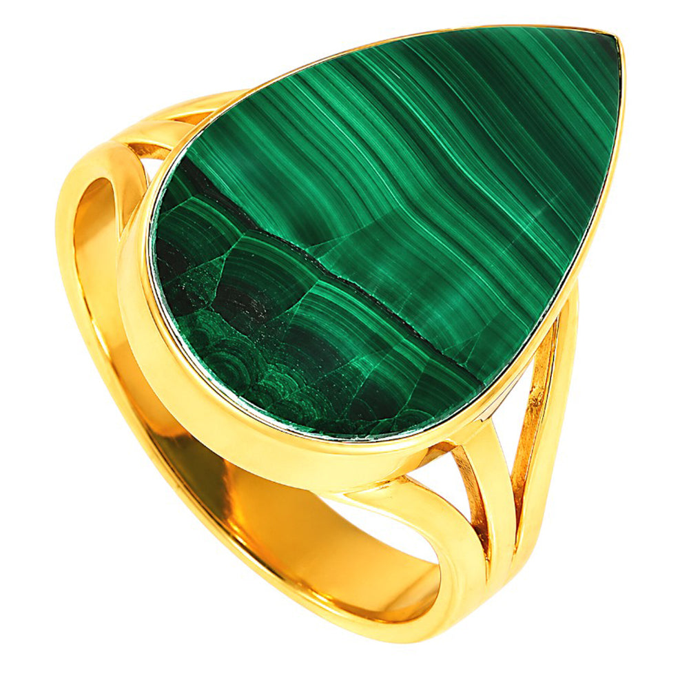 Malachite Eye Ring size-10 RM-1003 TR01679