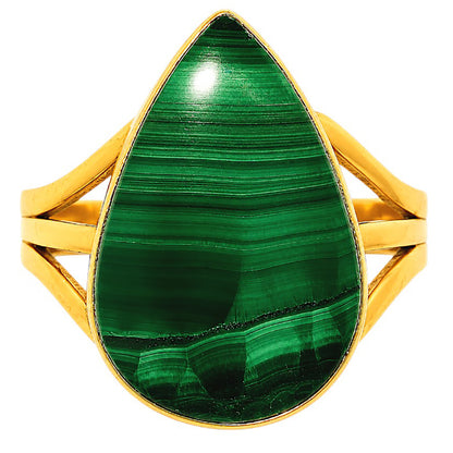Malachite Eye Ring size-10 RM-1003 TR01679