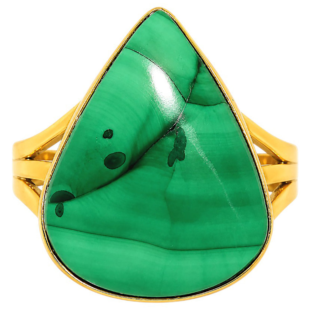 Malachite Eye Ring size-10 RM-1003 TR01680