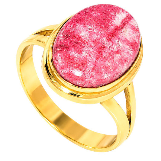 Pink Thulite Ring size-9 RM-1008 TR01685