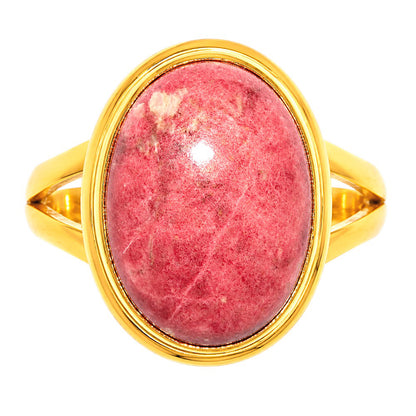 Pink Thulite Ring size-9 RM-1008 TR01686