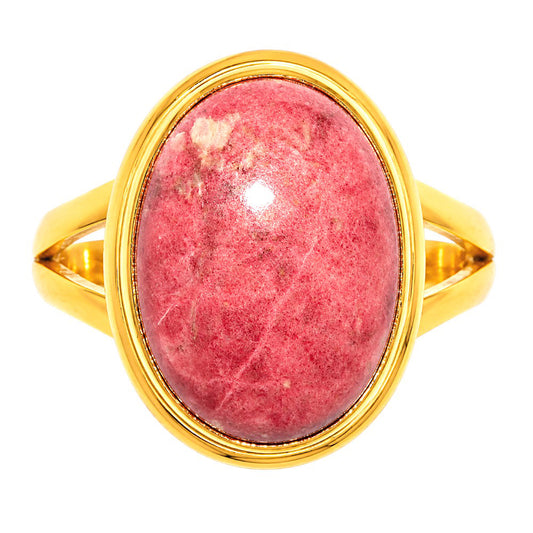 Pink Thulite Ring size-9 RM-1008 TR01686