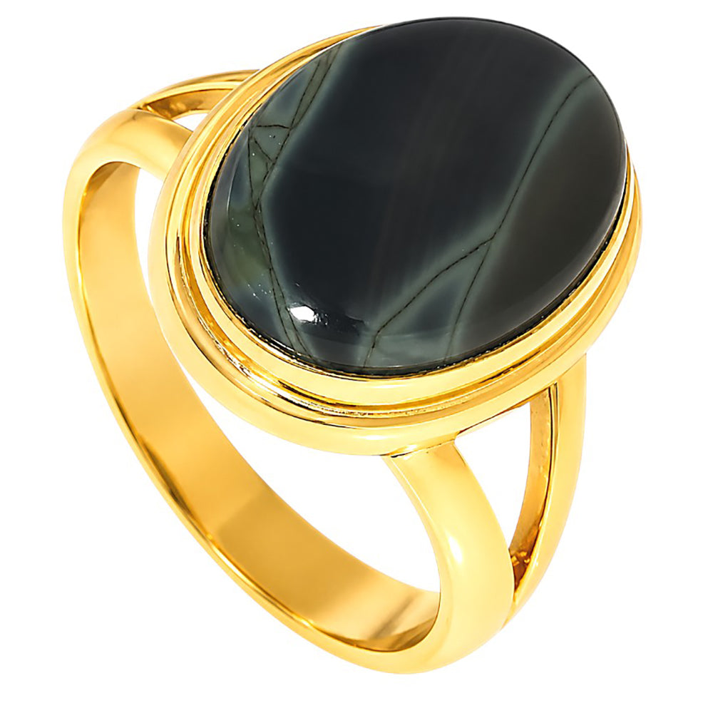 Spider Web Obsidian Ring size-6 RM-1008 TR01689