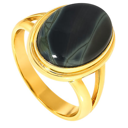 Spider Web Obsidian Ring size-6 RM-1008 TR01689