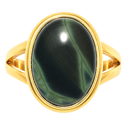 Spider Web Obsidian Ring size-6 RM-1008 TR01689