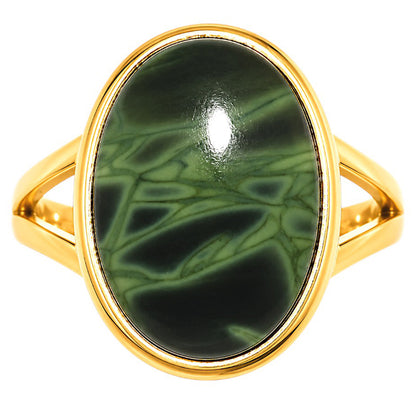 Spider Web Obsidian Ring size-8 RM-1008 TR01692