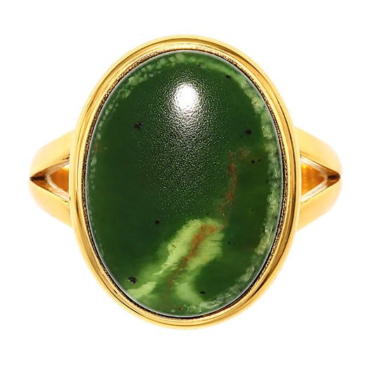 Chrome Chalcedony Ring size-7 RM-1008 TR01698