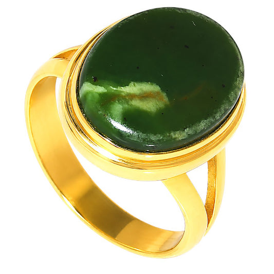 Chrome Chalcedony Ring size-7 RM-1008 TR01698