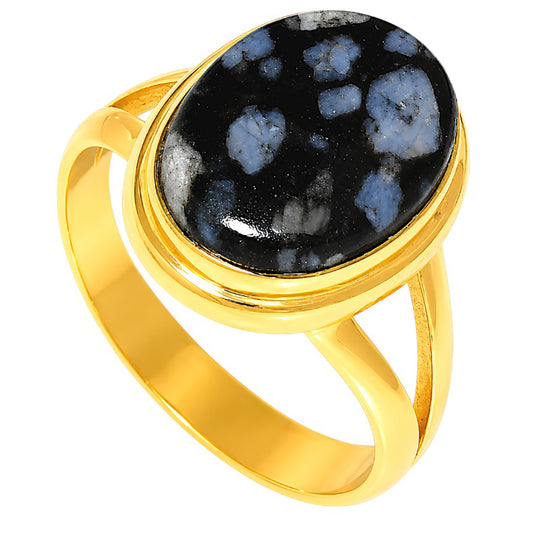 Llanite Blue Opal Crystal Sphere Ring size-7 RM-1008 TR01705