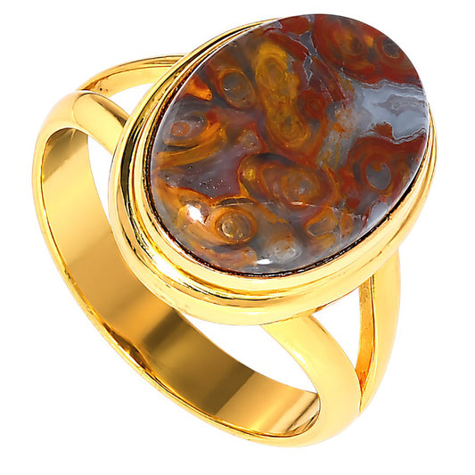 Rare Cady Mountain Agate Ring size-6 RM-1008 TR01713