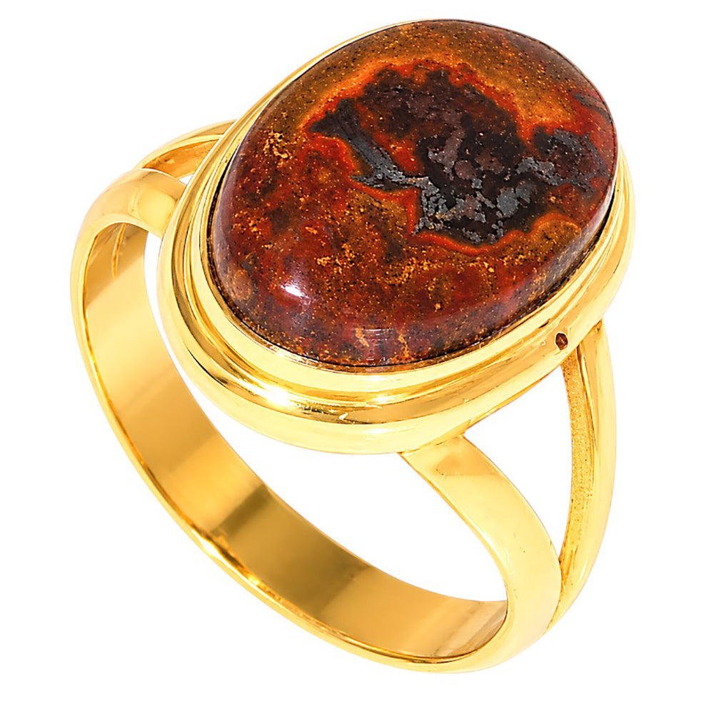Rare Cady Mountain Agate Ring size-6 RM-1008 TR01715