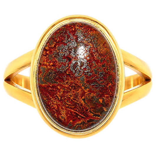Rare Cady Mountain Agate Ring size-7 RM-1008 TR01718