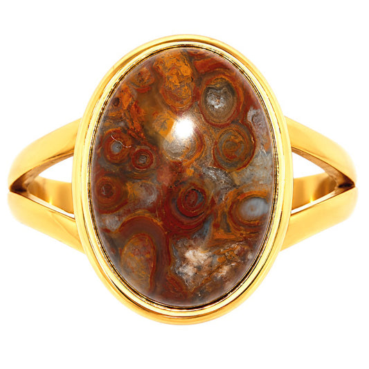 Rare Cady Mountain Agate Ring size-8 RM-1008 TR01721