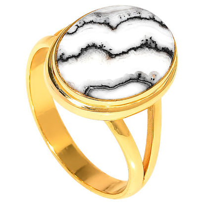 Prairie Agate Ring size-10 RM-1008 TR01732