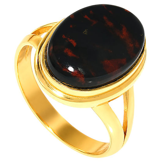 Blood Stone Ring size-6 RM-1008 TR01734