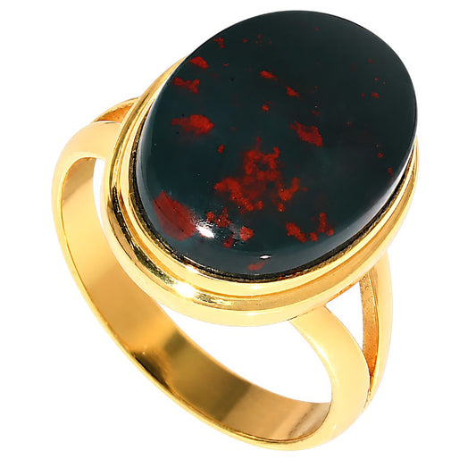 Blood Stone Ring size-7 RM-1008 TR01737