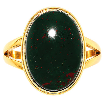 Blood Stone Ring size-9 RM-1008 TR01740