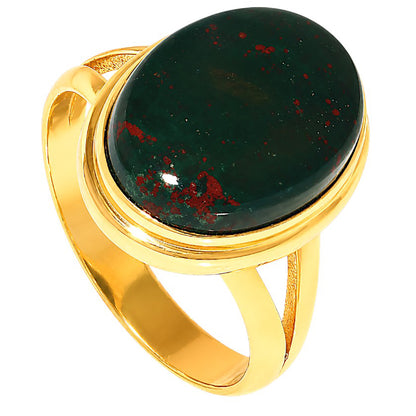 Blood Stone Ring size-9 RM-1008 TR01740