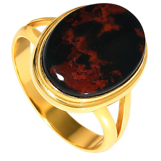 Blood Stone Ring size-9 RM-1008 TR01741
