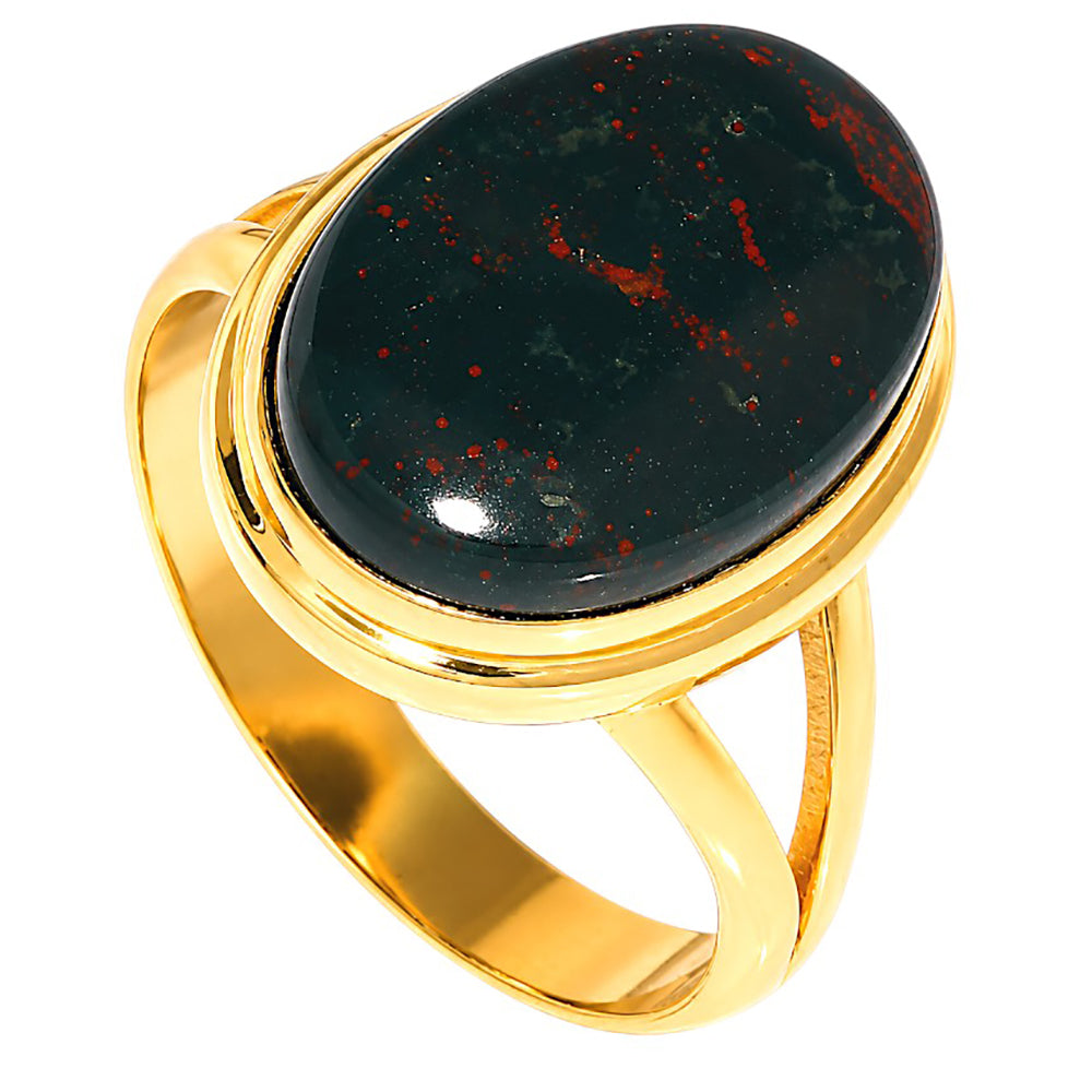 Blood Stone Ring size-9 RM-1008 TR01743