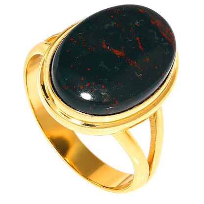 Blood Stone Ring size-9 RM-1008 TR01743