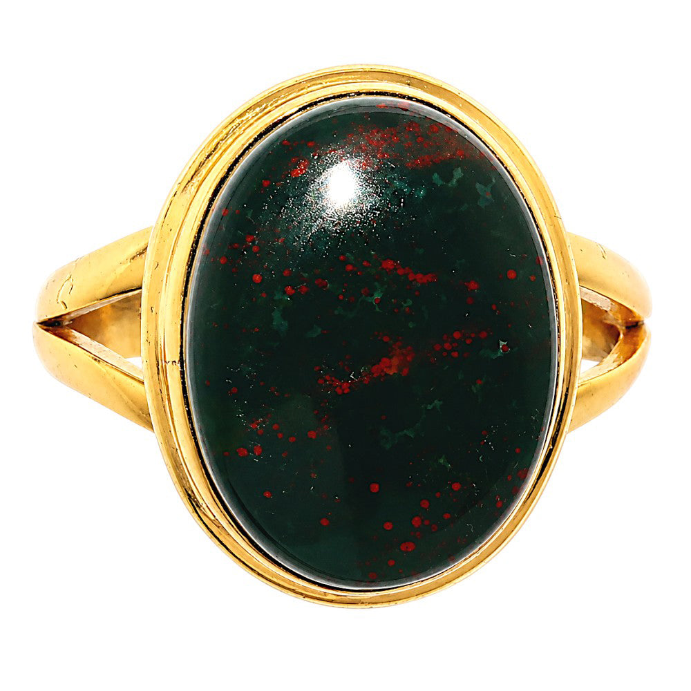 Blood Stone Ring size-9 RM-1008 TR01743