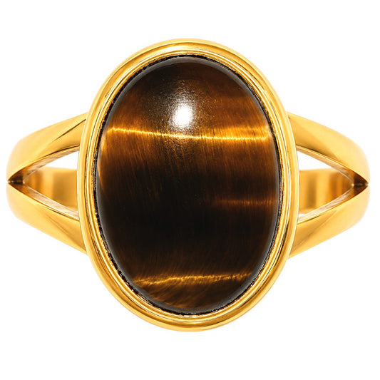 Blue Tiger Eye Ring size-7.5 RM-1008 TR01760