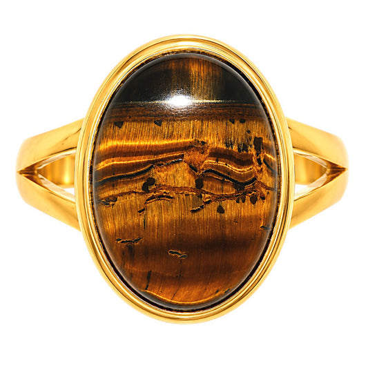Blue Tiger Eye Ring size-8 RM-1008 TR01761