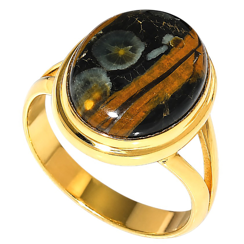Ocean Jasper Ring size-8 RM-1008 TR01784