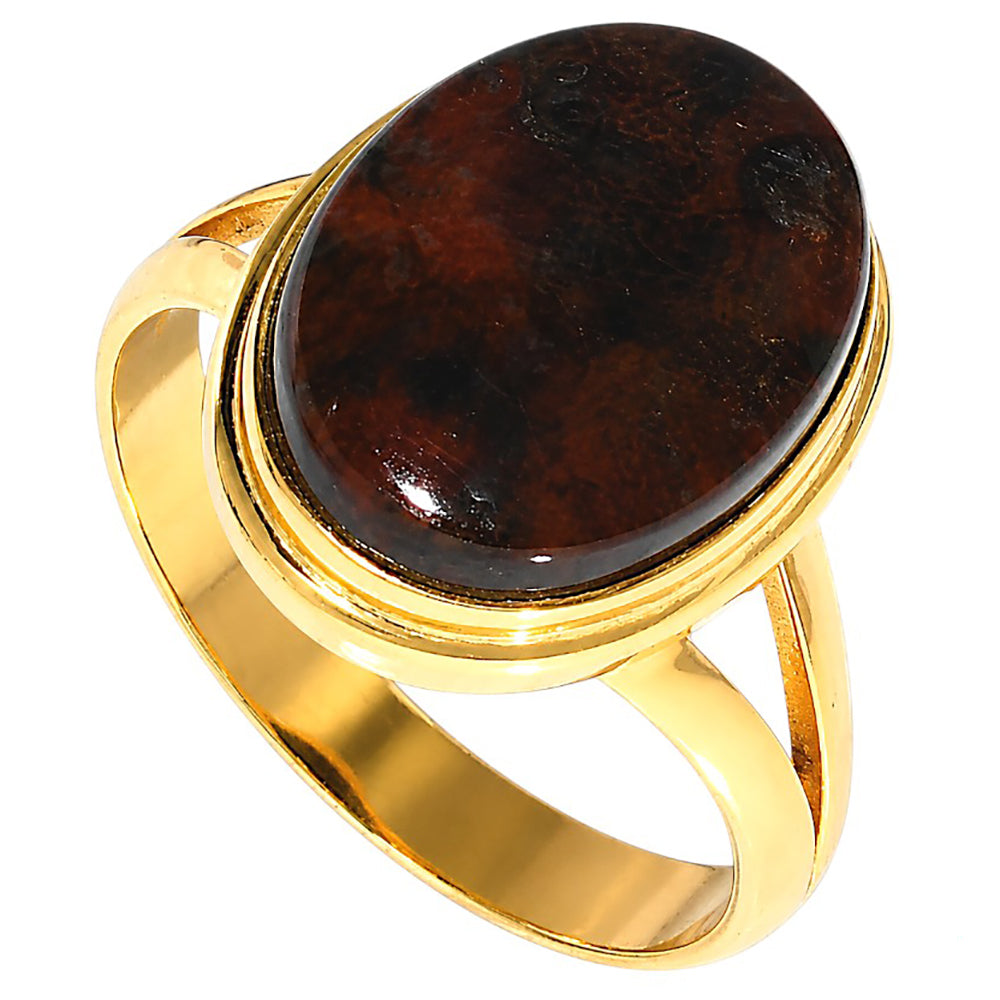Moss Agate Ring size-10 RM-1008 TR01786