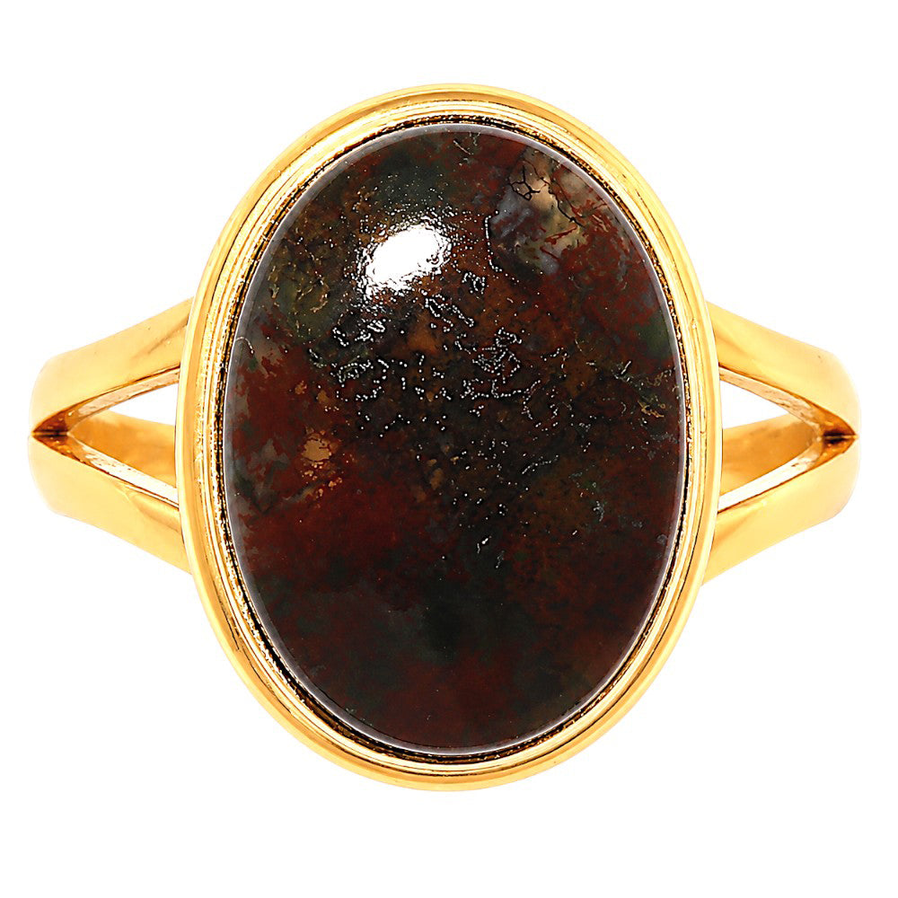 Moss Agate Ring size-10 RM-1008 TR01786