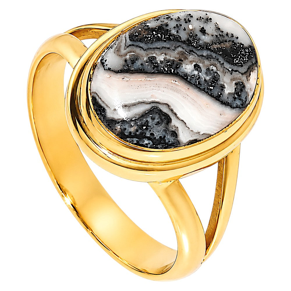 Prairie Agate Ring size-8 RM-1008 TR01793