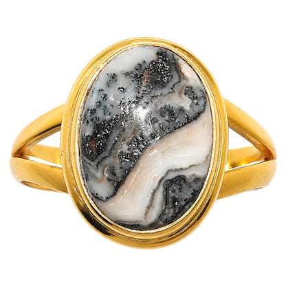 Prairie Agate Ring size-8 RM-1008 TR01793