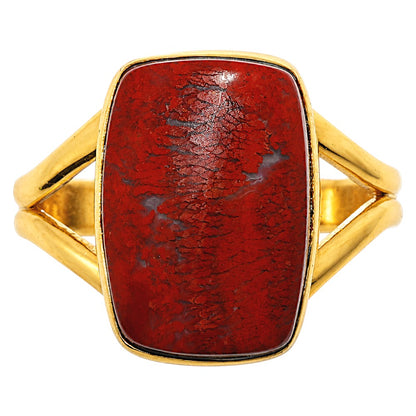 Red Moss Agate Ring size-10 RM-1002 TR01796