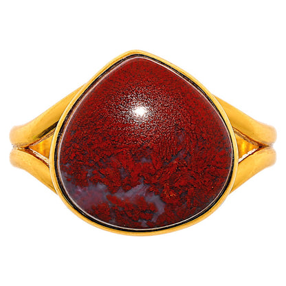 Red Moss Agate Ring size-10 RM-1002 TR01797