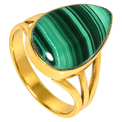 Malachite Eye Ring size-7 RM-1003 TR01801