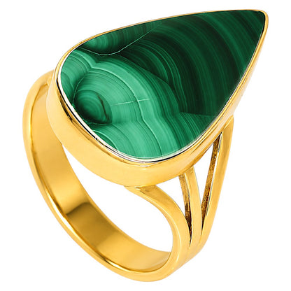 Malachite Eye Ring size-9 RM-1003 TR01805