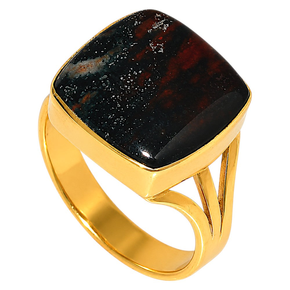 Blood Stone Ring size-10 RM-1003 TR01806