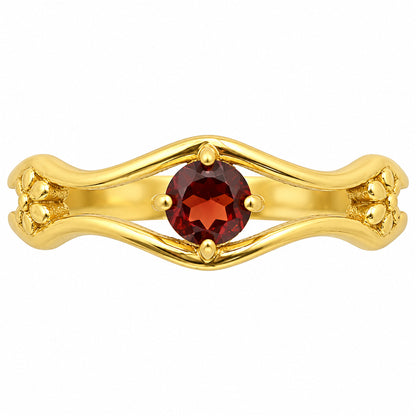 Hessonite Garnet Ring size-6 RM-1720 TR01810