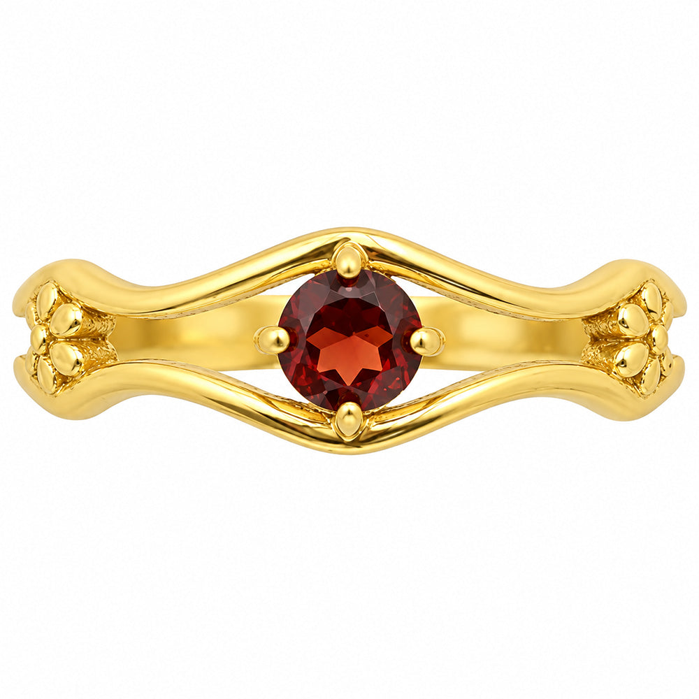 Hessonite Garnet Ring size-7 RM-1720 TR01814