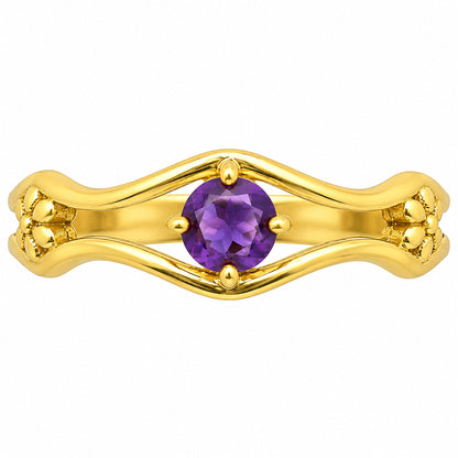African Amethyst Ring size-8 RM-1720 TR01830