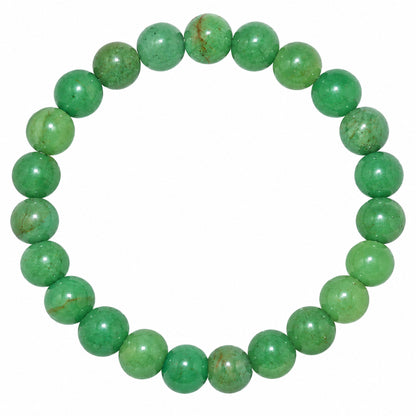 Natural Green Aventurine Unisex Bracelet for Luck, Prosperity & Positivity UBB1004_A