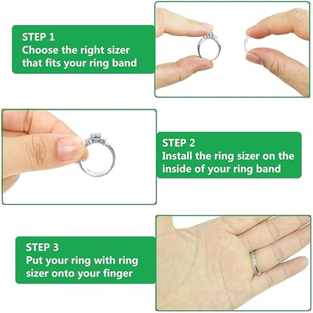 Ring Sizer Adjuster for Loose Rings,8pcs ZA1005